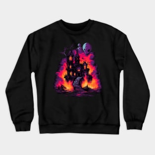 Pixel Art Transylvania Night Crewneck Sweatshirt